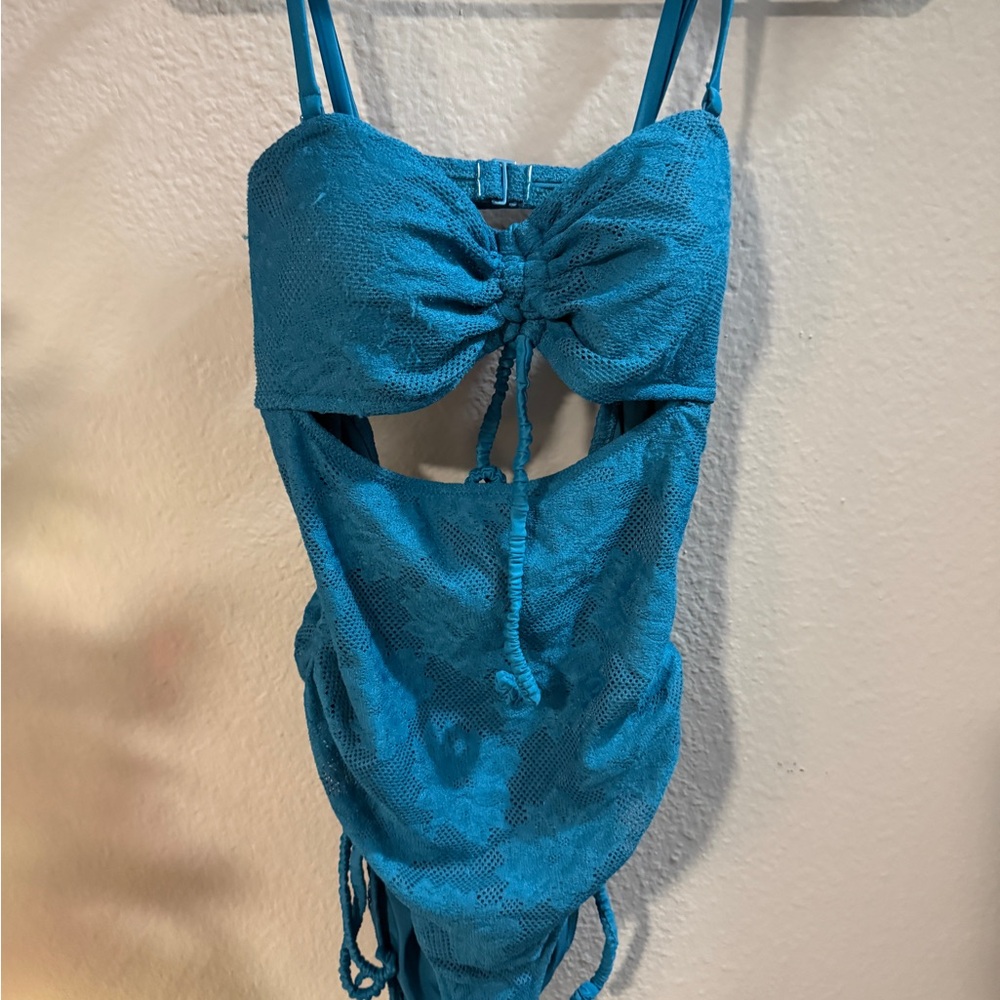 Aerie Blue One-Piece Swimsuit